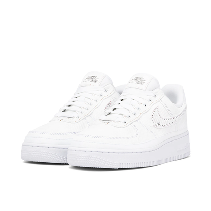 NIKE AIR FORCE 1 LX TEAR AWAY RED SWOOSH WOMENS