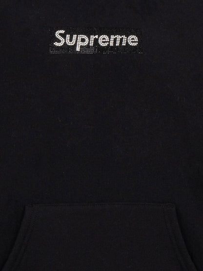 SUPREME SWAROVSKI HOODIE BLACK