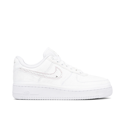 NIKE AIR FORCE 1 LX TEAR AWAY RED SWOOSH WOMENS