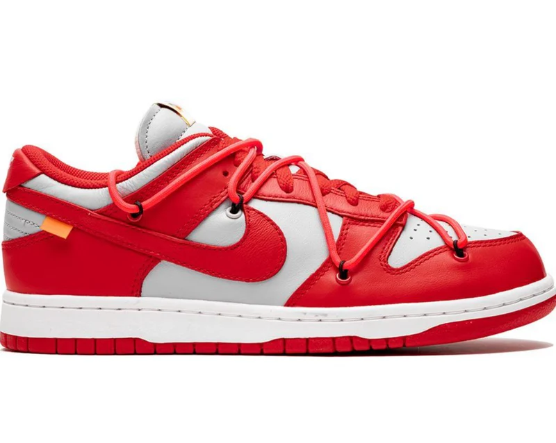 OFF-WHITE X NIKE DUNK LOW 'UNIVERSITY RED'