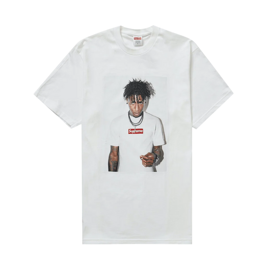 SUPREME X NBA YOUNGBOY TEE "WHITE"