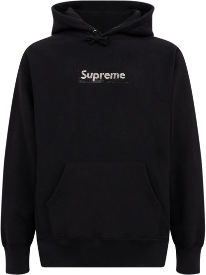 SUPREME SWAROVSKI HOODIE BLACK